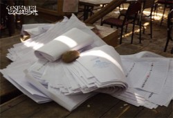 تحطيم 11 صندوقًا انتخابيًّا بحلوان بعد فرزها!