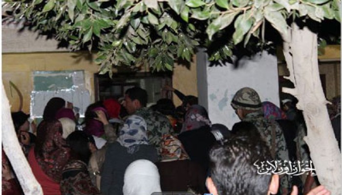 مظاهرة بمدينة نصر احتجاجًا على بطء التصويت
