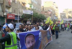 مسيرة حاشدة لـ"الحرية والعدالة" ببولاق الدكرور