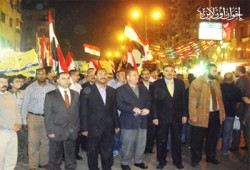 مسيرات ابتهاجية بالعيد لـ"الحرية والعدالة" بشمال القاهرة