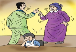 زوجتي مصرِّة على الطلاق وأخاف على أبنائي!!