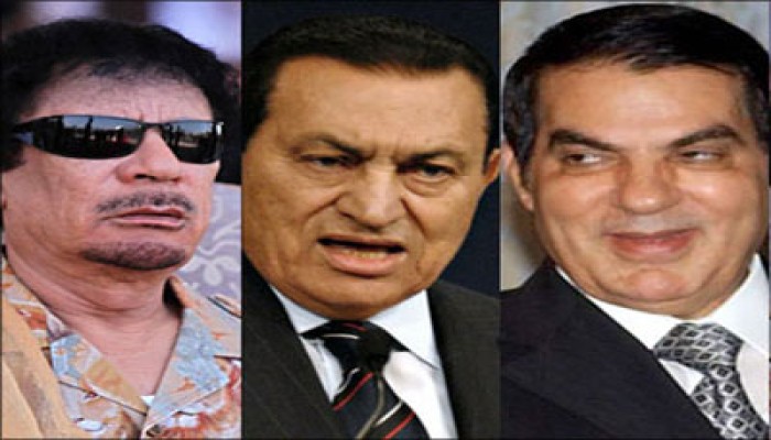 محاولات سويسرية لإعادة أرصدة مبارك والقذافي وبن علي