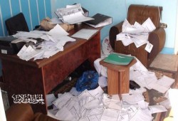 النيابة تعاين مقر "الحرية والعدالة" المقتحَم بالإسكندرية