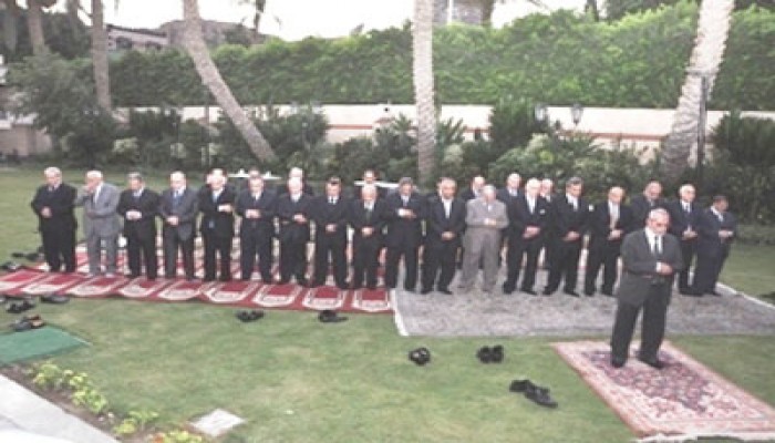 المرشد العام وأ. عاكف يشاركان في إفطار السفارة السعودية