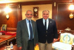 المرشد العام يستقبل سفير اليونان بالقاهرة