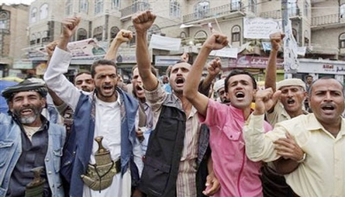 مظاهرات حاشدة باليمن ضد جرائم فلول الديكتاتور