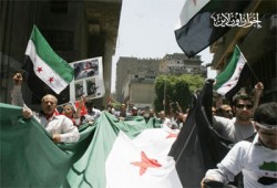 مظاهرة سورية بالقاهرة تطالب بإسقاط "الأسد"