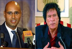 مذكرة اعتقال دولية بحق القذافي ونجله