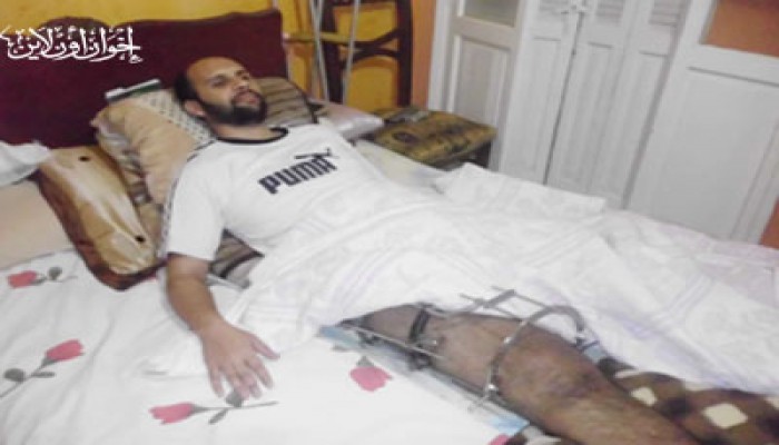 دعوات بشفاء مصطفى آدم أحد مصابي الثورة بالبحيرة