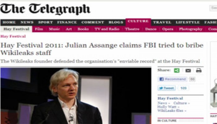 مؤسس "ويكيليكس" يتهم المخابرات الأمريكية برشوة معاونيه