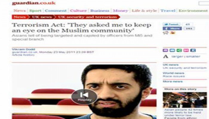 الجارديان: الأمن البريطاني يهدد مسلمين للعمل جواسيس