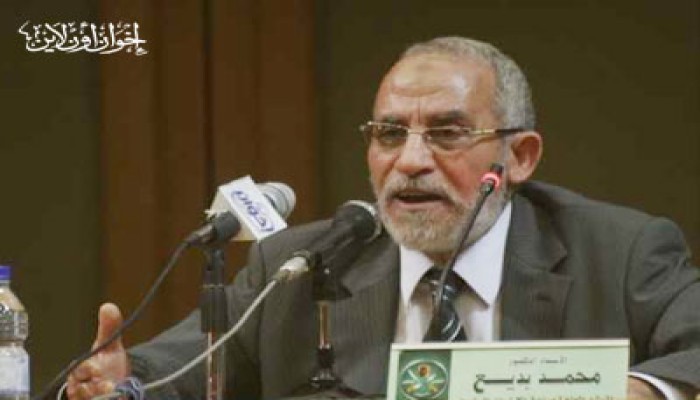 المرشد العام: أحداث "إمبابة" غريبة على مصر والإسلام