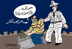حواس والآثار.. "مسكوا القط مفتاح الكرار"