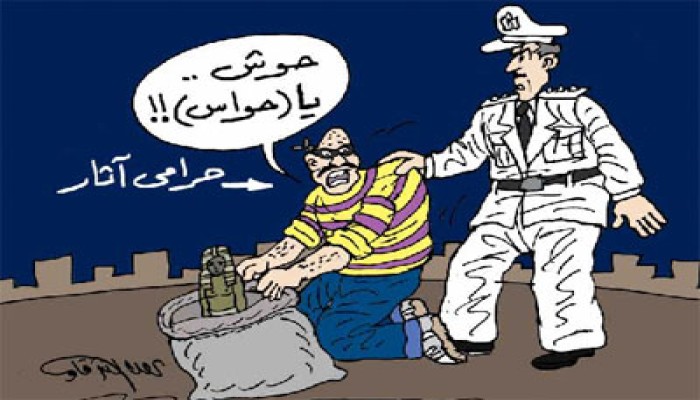 حواس والآثار.. "مسكوا القط مفتاح الكرار"