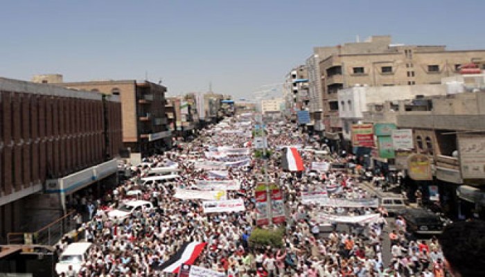 مليونية جديدة باليمن وصالح يتمسك بالكرسي