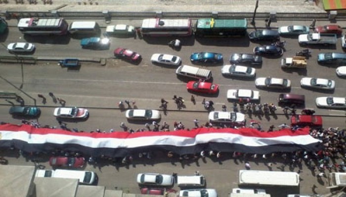 طلاب الجامعات ينضمون لجمعة التطهير بميدان التحرير