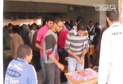 إقبال كبير على انتخابات الطلاب بهندسة منوف