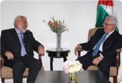 رئيس "التشريعي الفلسطيني" يلتقي عباس بالضفة