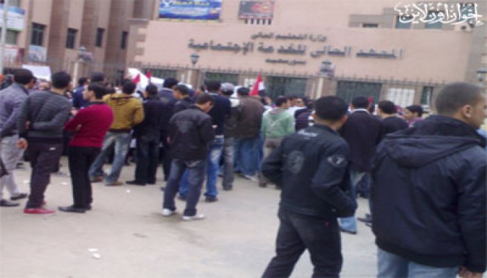 احتجاجات طلابية بالإسماعيلية وبورسعيد