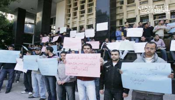 طلاب هندسة المطرية ينتصرون على البلطجية