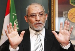 المرشد العام: النظام أدمن الكذب ورحيله هو الحل