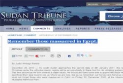 حزب انفصالي يتوعَّد مصر بعد استفتاء الجنوب