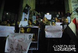 وقفة احتجاجية للإفراج عن الزميل بدر محمد بدر