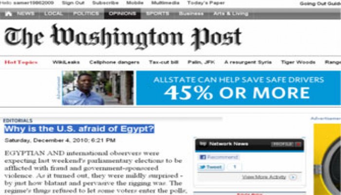 الـ"واشنطن بوست" تتهم أوباما بالتواطؤ مع تزوير الانتخابات