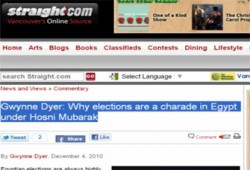 صحيفة كندية تصف الانتخابات المصرية بالتمثيلية