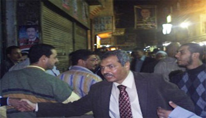 سندوب تستقبل إبراهيم عراقي مرشح الإخوان بالدقهلية