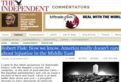 روبرت فيسك يصف الانتخابات المصرية بـ"المهزلة"