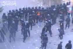 الأمن يعتدي على الرافضين لتزوير الانتخابات بالبحيرة