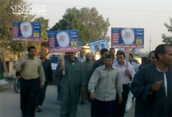 مسيرة انتخابية لمنال إسماعيل في النوبارية