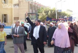 بلطيم تهتف لمرشحة الإخوان بكفر الشيخ