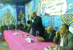 "زنارة" تعاهد مرشح الإخوان في تلا