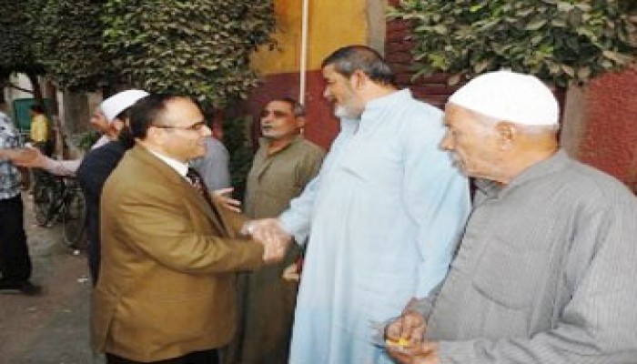 كفر المصيلحة تبايع بدر الفلاح مرشح الإخوان