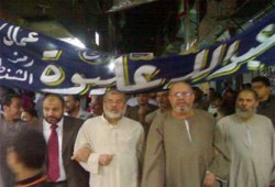 مسيرة حاشدة لتأييد "عليوة" في الخانكة