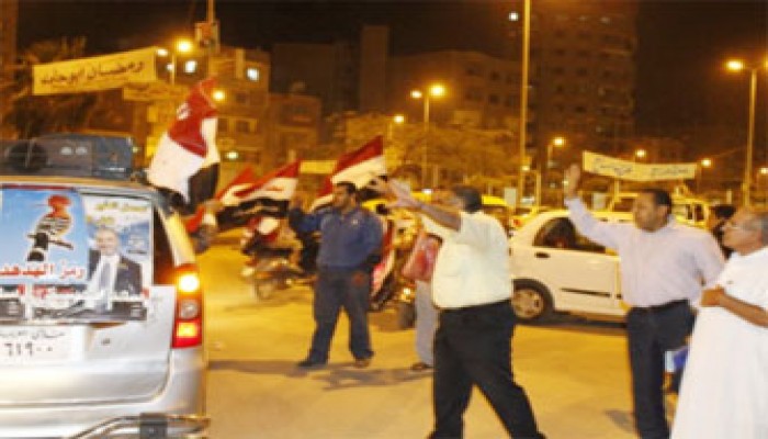 مسيرة جديدة بالسيارات للحسيني بالمحلة