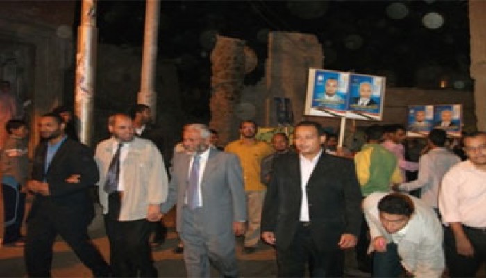 أهالي "بيهمو" يعلنون تأييدهم لمرشح الإخوان بالفيوم