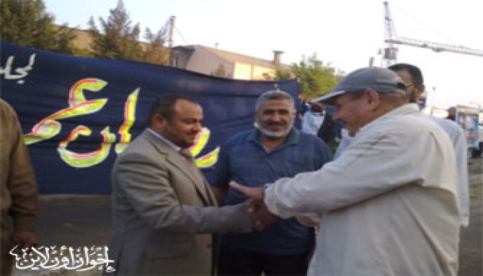 عمال المصانع يعلنون تأييدهم لمرشح الإخوان بحلوان