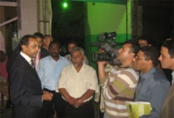 استقبال حافل لجمال حنفي من أهالي عابدين