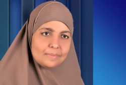 المئات يستقبلون مرشحة الإخوان بالفيوم