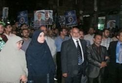 مسيرة لـ"أبو عوف" و"الجوهري" بـ"النزل"