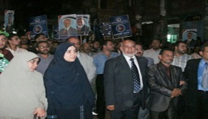 مسيرة لـ"أبو عوف" و"الجوهري" بـ"النزل"