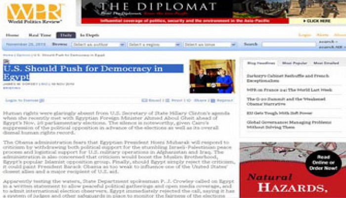 مجلة أمريكية: مصالح واشنطن فوق نزاهة الانتخابات المصرية
