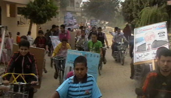 مسيرة "موتوسيكلات" بقرى أبو حماد دعمًا لحزين