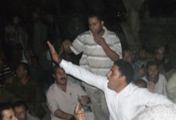 مسيرة ناجحة لمرشح الإخوان بمركز الفيوم