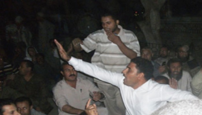 مسيرة ناجحة لمرشح الإخوان بمركز الفيوم