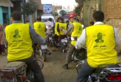 الأمن يمنع مسيرة موتوسيكلات لراضي ببنها