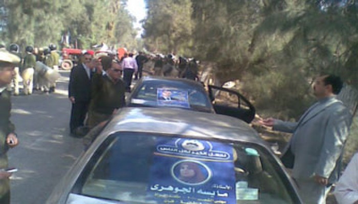 الأمن يعترض مسيرة بالسيارات لمرشحي الإخوان بالدقهلية!